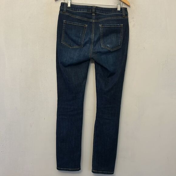 CAbi Straight Jeans with Distressed Details Size 6 EUC - Picture 5 of 9